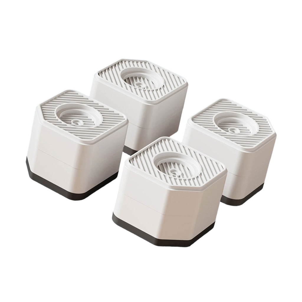 4Pcs Universal Adjustable Height Washing Machine Foot Pad Anti Vibration Refrigerator Base Fixed Nonslip Feet Stabilizer