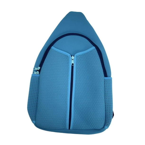 Bolsa de hombro para Pickleball, bolsa de paletas, profesional, portátil, para mujeres y hombres azul brillante