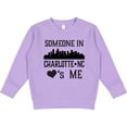 thumbnail image 2 of Inktastic Charlotte North Carolina Someone Loves Me Toddler Sweatshirt, 2 of 4