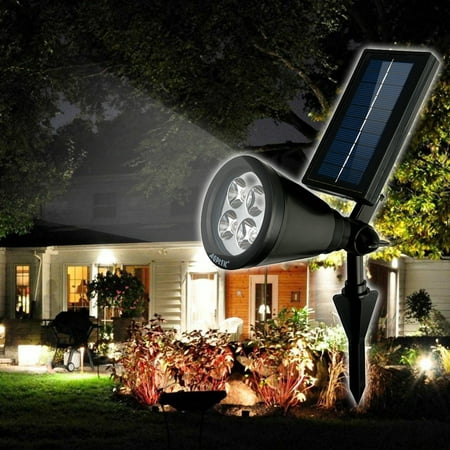 Bright Solar LED Reable Waterproof Solar Powered Spotlight For Garden Pool Pond