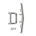 thumbnail image 1 of Conector de parachoques delantero RC Parachoques delantero RC Multifuncional RC Reemplazo de pieza automática para 1,24 Modelo de simulación Axial SCX24 Plata Inevent FN001792-03, 1 of 7