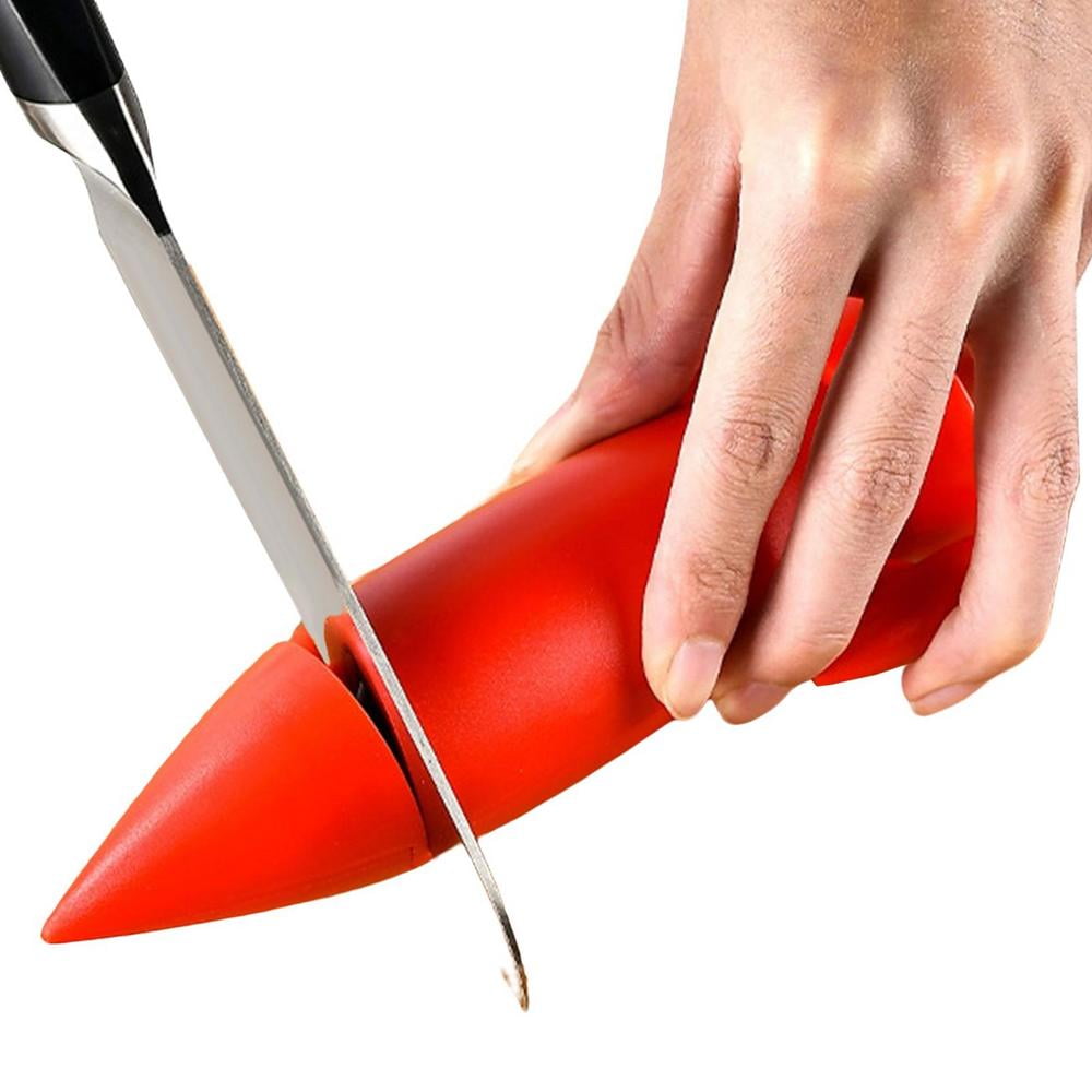 Tohuu Kitchen Knife Sharpener Creative Rocket Shape Knife Sharpeners