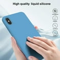 thumbnail image 4 of Designed for iPhone Xs Max Case, Silicone Phone Case Full Covered Shockproof Ultra Slim Cover Phone Cases,Soft Anti-Scratch Microfiber Lining Inside,6.5 incn,Cornflower, 4 of 11