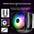 thumbnail image 5 of Thermalright Peerless Assassin 120 SE ARGB CPU Air Cooler, 6 Heat Pipes Aluminium Heatsink Cover, for Intel 1700/115X/1200/1851, AMD AM4/AM5, 5 of 6