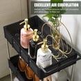 thumbnail image 3 of Amdohai 4-Layer Multifunctional Rolling Utility Cart with Detachable Baskets 4 Hooks Storage, 3 of 7