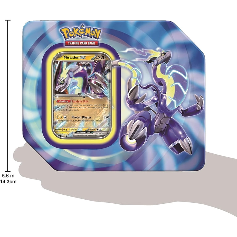 Pokemon Paldea Legends Tin Card Game, Koraidon ex, 5 Booster Packs