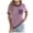 W-836 Purple, variant on Loose Fit T Shirt for Ladies Summer Fall Short Sleeve Crew Neck Casual Tops Shirts Womens 2026 Clothing Country Concert Y2K