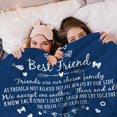 thumbnail image 3 of Best Friend Birthday Gifts, Friendship Gifts for Women, BFF Gifts for Women, Gift for Best Friend, Best Friend Long Distance Gifts Blanket 50" X 60", 3 of 6