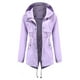 thumbnail image 1 of Abrigos de Invierno Para Mujer Chaqueta de Lluvia Sólida Chaquetas Al Aire Libre Impermeable Con Capucha Impermeable A Prueba de Viento Odeerbi  ODB173203, 1 of 9