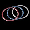 thumbnail image 2 of Applicable to Mercedes-Benz one-button start decorative ring new c|e|b|gla|gle| class ignition switch car sticker - silver (two packs) G01, 2 of 4