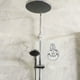 thumbnail image 2 of Soporte de mango de ducha ajustable, soporte de ducha de mano de pared, soporte adhesivo para cabezal de ducha de baño, 2 of 4