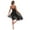 Black, variant on iiniim Women Lyrical Contemporary Camisole Asymmetric Ballet Dress Ballroom Costume Dancewear