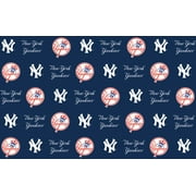 2-Packages of MLB Gift Wrap - Yankees