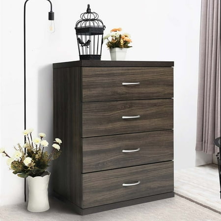 Topcobe Storage Cabinet Floor Cabinets With Four Drawers Tall