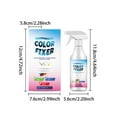 thumbnail image 4 of TIELUTT Clothing Fixing Agent Faded Colors And Enhances Color. It Is Suitable for A Variety of Clothing to White And Plaster Wall Spray 4x8 Sheet Paneling Wall Ride Patch And Tweak Modular Kids Wall P, 4 of 7
