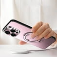 thumbnail image 6 of Allytechgroup Magnetic Case for iPhone 16 with Stand, Built-in Ring Holder Support Wireless Charging Shockproof Protective Back Cover for Apple iPhone 16, Pink, 6 of 10