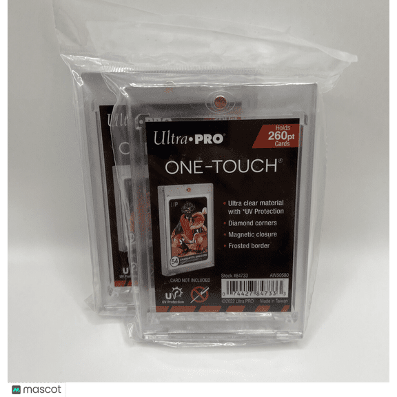 Ultra Pro One-Touch Thick Card 260pt Point Magnetic Card Holder - LOT of 2