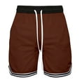 thumbnail image 2 of Mens Casual Running Shorts 7 Inch Drawstring Elastic Waist Track Shorts Summer Athletic Basketball Shorts, 2 of 3