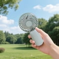 thumbnail image 5 of Desktop and Handheld Small Fan USB Rechargeable Portable Fan with Three Speed Settings Powerful Wind for Indoor Outdoor Use Personal Cooling Device, 5 of 7