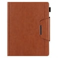 thumbnail image 4 of SaniMore for iPad Air 13 2024 Case, Premium PU Leather Business Skin [Auto Sleep/Wake] [Pen Holder] Shockproof Kickstand Wallet Case with Cash/Card Slots for New iPad Air 13 2024, Brown, 4 of 9