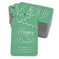 thumbnail image 1 of Inkdotpot Real Silver Foil Happy Diwali Tags Favor Hang Paper Tags 100 Pack, 1 of 6