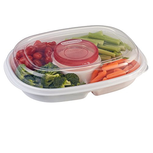 Rubbermaid Party Platter Party Tray, Clear