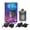 Black, variant on LYSIAN High Fidelity Concert Earplugs, 23dB Noise Reduction, Reusable Hearing Protection for Music Festivals, Raves & Loud Events, 2 Pairs, Blue/Black