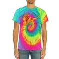 thumbnail image 2 of Wild Bobby, Mythical Fiery Phoenix, Pop Culture, Tie-Dye Tees, Minty Rainbow, Small, 2 of 3