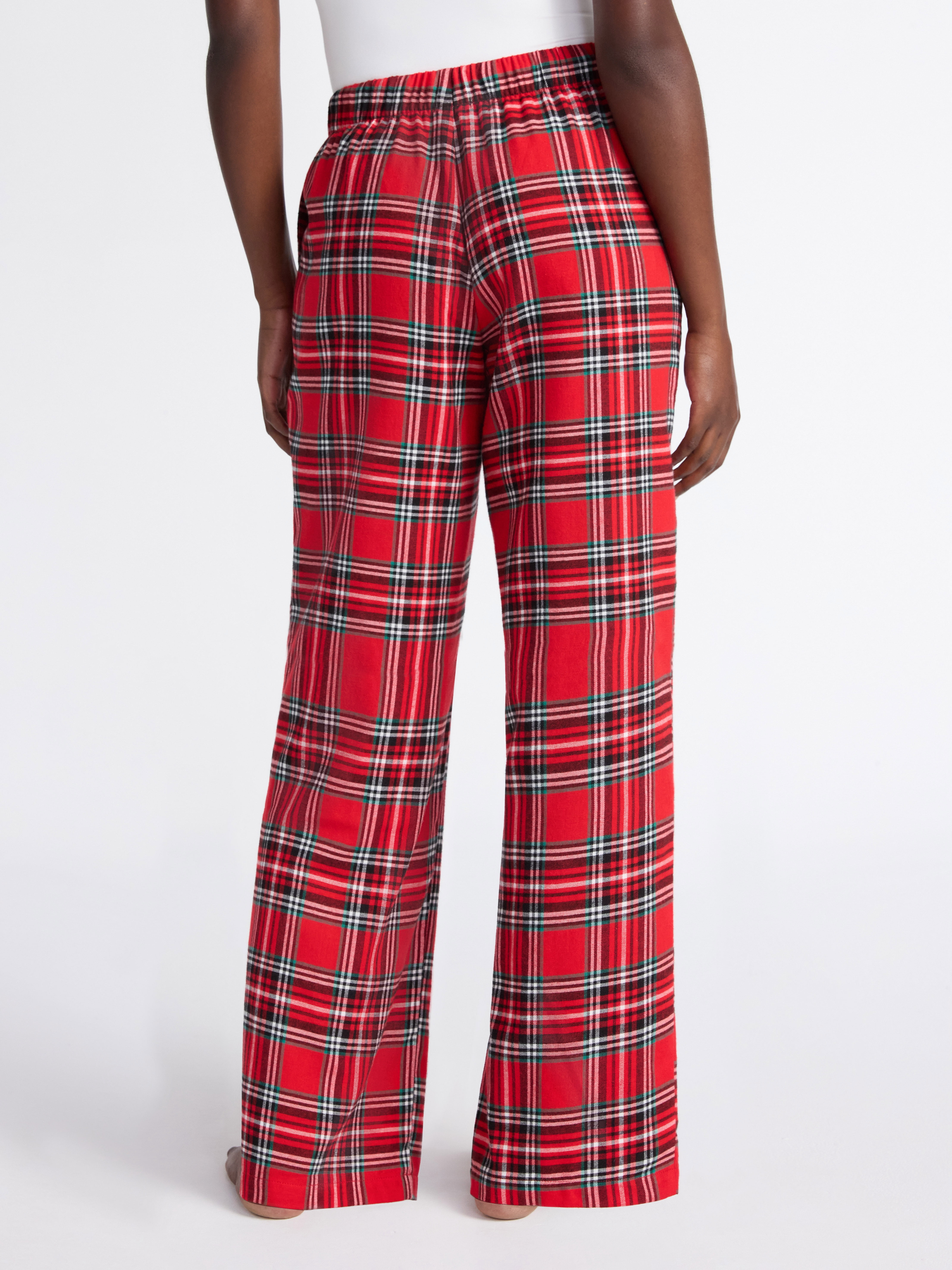 Joyspun Women's Flannel Sleep Pants, 30'' Inseam, Sizes XS-3X