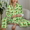 thumbnail image 6 of Naloa dogs St Patrick's Day Pajamas for Women Set, Womens Pajama Sets, Lounge Sets for Women, 2pjs for Women-X-Large, 6 of 7