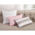 thumbnail image 4 of Saro Lifestyle Geometric Block Design Poly Filled Throw Pillow, 4 of 4