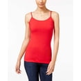 thumbnail image 1 of Planet Gold Juniors’ Spaghetti Strap Camisole, Jalapeno Red, Medium, 1 of 1