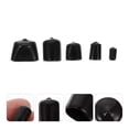 thumbnail image 3 of Shisuyan Round Rubber End Cap Black 100Pcs 2.5X1.6X1.6In, 3 of 9