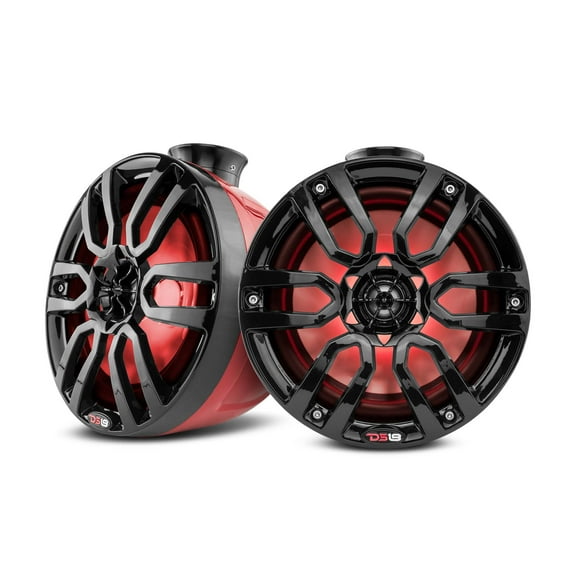 DS18 HYDRO NXL-PS8 8" Pod 375W Speaker with Integrated RGB LED Lights (Pair)