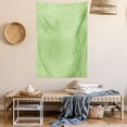 thumbnail image 2 of Lime Green Tapestry, Triangles Geometry Figures Modern Digital Pyramids Soft Icons Graphic, Wall Hanging for Bedroom Living Room Dorm Decor, 60W X 80L Inches, Pale and Fern Green, by Ambesonne, 2 of 5