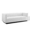 thumbnail image 2 of Modway Conjure Tufted Upholstered Fabric Sofa in White, 2 of 10