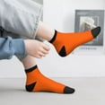 thumbnail image 2 of Pofeuu Orange Scales Print 30cm Socks, Adult Running Hiking Socks for Youth and Adult, 2 of 7