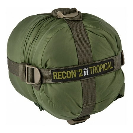 Elite Survival Systems Recon 2 Sleeping Bag, Olive Drab, Rated to 41 Degrees