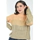thumbnail image 4 of Suéter de punto trenzado Roman Fashion /Juvenil, 9668 (Durazno) salmon G, 4 of 5