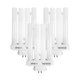 thumbnail image 1 of Xtralite 27w Daylight Replacement Bulb For High Vision Reading Lamps, 4 Pin Gx10q-4 Quad Tube (6500k), 1 of 3