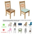 thumbnail image 5 of Sunflower Seat Covers for Dining Room Chairs Set Of 4,Stretch Printed Washable Chair Seat Cover with Elastic Ties and Button,Removable Waterproof Couch Cushion Covers, 5 of 6