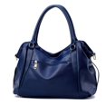thumbnail image 4 of Bolso de hombro para mujer, nuevo, moderno, de mano, grande, de moda, de gran capacidad, informal, con aberturas diagonales, bolsos de mano para mujeres que viajan diariamente, 4 of 5