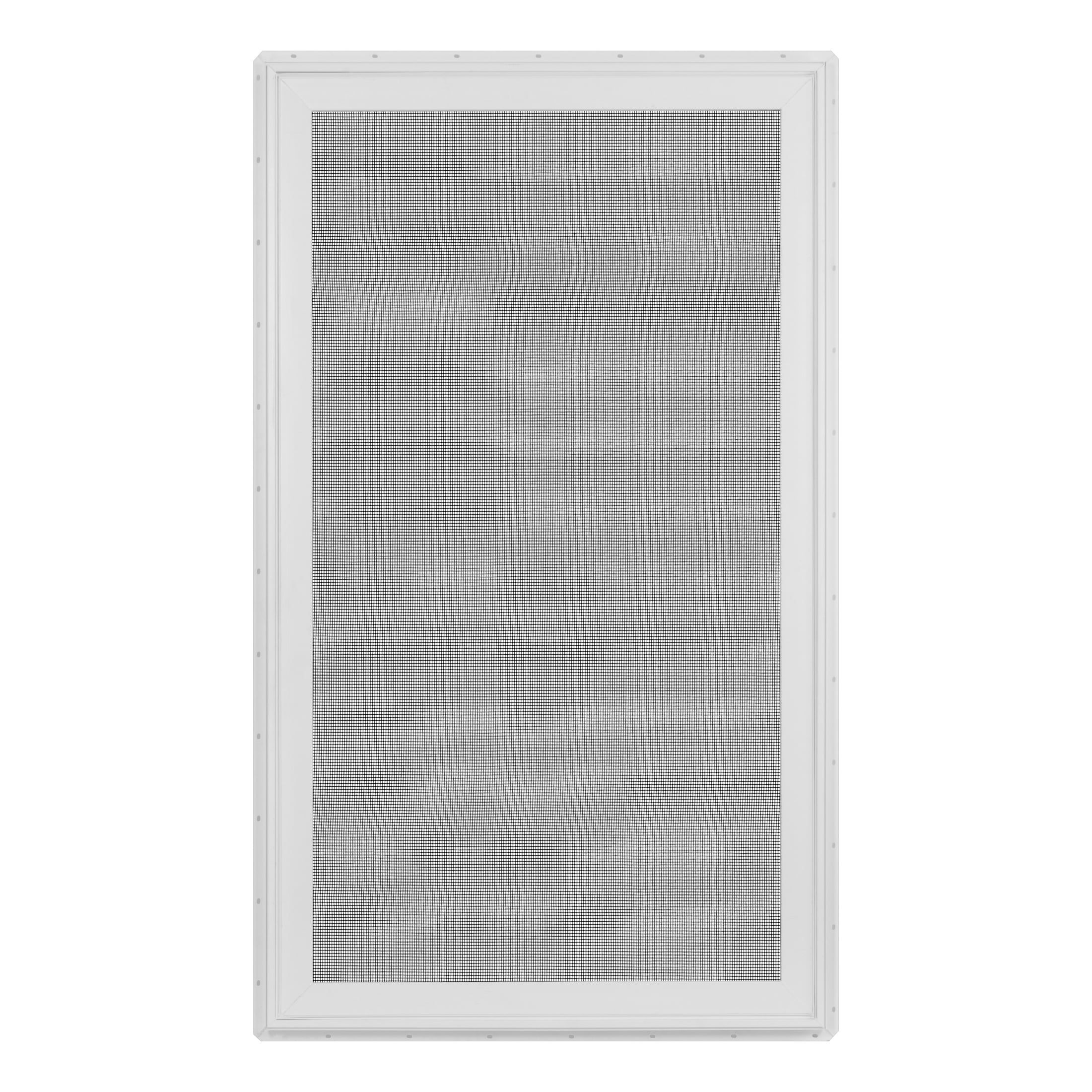 36 in. x 60 in. White Vinyl Double-Pane Insulated Left-Hand Casement Window with Screen