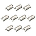thumbnail image 1 of Unique Bargains Belt Buckle End Tips, 16mm Ribbon Crimp Clasps for DIY Silver Tone 24Pack, 1 of 6