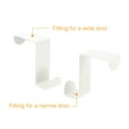 thumbnail image 4 of Ganchos para Puerta, 2 piezas - Ganchos de Puerta de Acero Inoxidable, Ganchos Dobles en Forma de S para Colgar Ropa (Blanco), 4 of 5