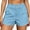 Blue, variant on Women's High Waisted Shorts with Pockets Stretchy Tailored Dressy Casual Short for Summer Daily Workwear