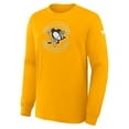 thumbnail image 4 of Men's Fanatics Gold Pittsburgh Penguins Authentic Pro Property Of Practice Long Sleeve T-Shirt, 4 of 5