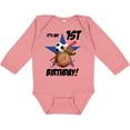 thumbnail image 3 of Inktastic 1st Birthday All Stars Boys Long Sleeve Baby Bodysuit, 3 of 5