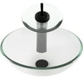 thumbnail image 2 of Novatto NSFC-8048001MB Clear Glass Vessel Sink Combo Set w/ Faucet, Drain and Mounting Ring in Matte Black, 2 of 6
