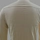 thumbnail image 5 of Blusa y camisa de manga larga con cuello alto para hombre, informal, de imitación y lino, color liso, con solapa, manga larga, botones finos, blusa de poliéster para hombre, 5 of 6